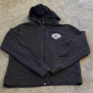 Harley-Davidson Black Hoodie Sweatshirt